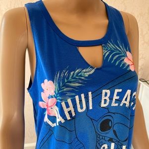 Disney medium size blue w/print. Pool cover or pajamas.